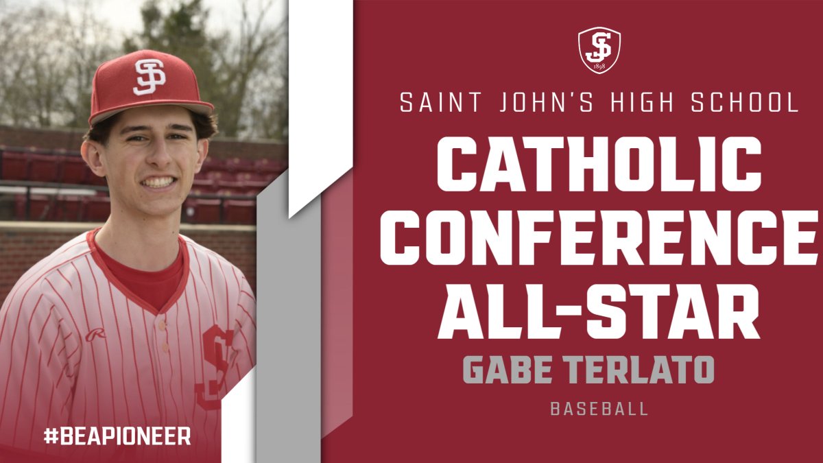 Saint John's HS Athletics (@sjhs_pioneersad) on Twitter photo Congratulations to Gabe Terlato on his selection as a Catholic Conference All-Star for Baseball
<a href="/SJHSBaseball/">Saint John's HS Pioneers Baseball</a> Congratulations to Gabe Terlato on his selection as a Catholic Conference All-Star for Baseball
<a href="/SJHSBaseball/">Saint John's HS Pioneers Baseball</a>
