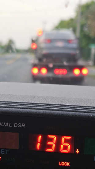 RCMPNB's tweet photo. Yesterday, a member of the #Tracadie #RCMPNB stopped this vehicle for travelling 136 km/hr in a 60 km/hr zone on Hwy 11 in #Tabusintac. The driver was issued a $604.50 ticket, and the vehicle was impounded for 7 days at the owner’s expense. #SlowDownNB https://t.co/YNhZkntdlN