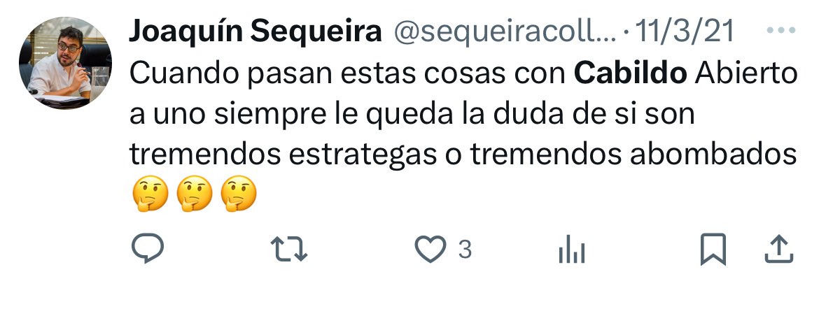 A cual le creemos? Al de 2021 o al de ayer?