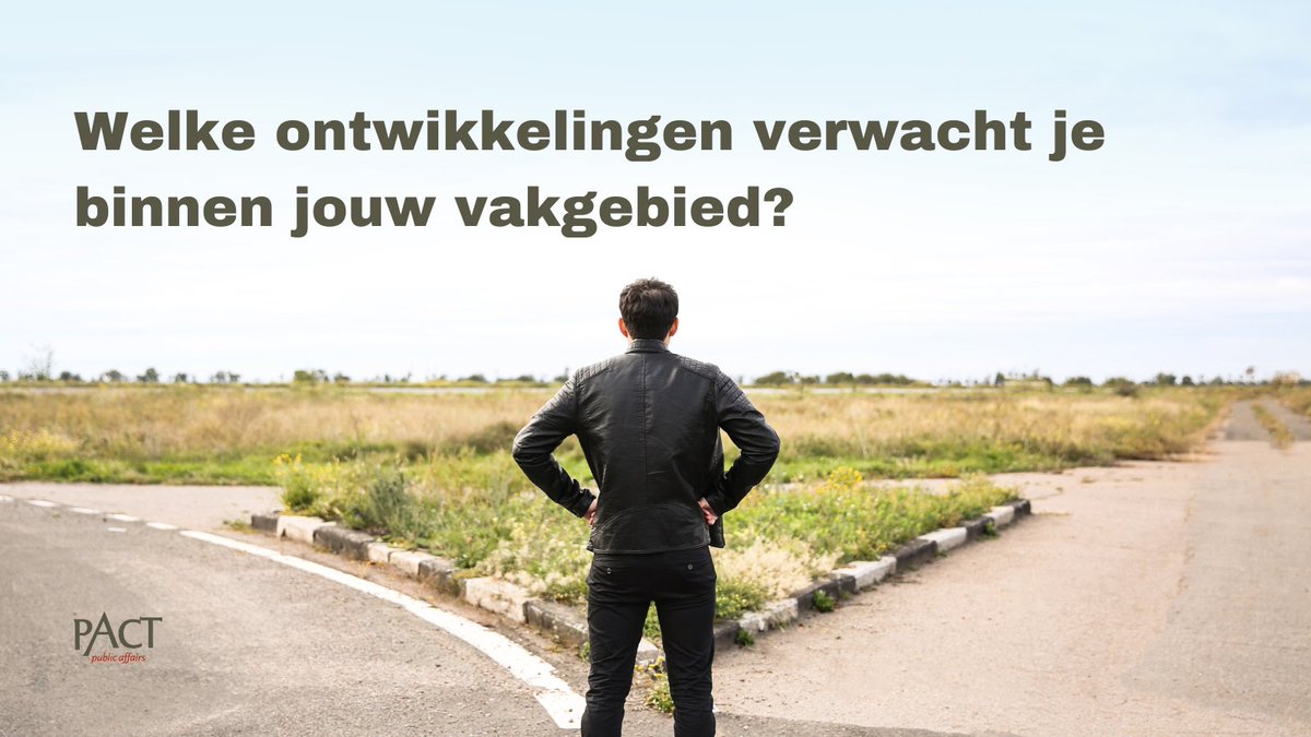 In deze veranderlijke tijd is vooruitkijken essentieel. Deel jouw inzicht of trend met ons.

#PublicAffairs #Vakgebied #Beleidsontwikkeling #Toekomstdenken #PACTPublicAffairs
