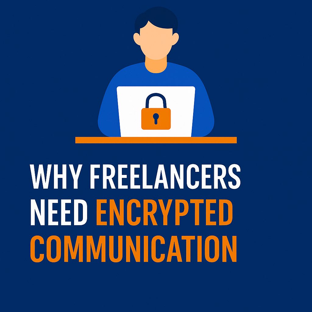get2cus's tweet image. 🔐 Freelancers: It’s time to treat your work like the asset it is.
Don’t trust client files to weak chat apps.
#Get2Cus #FreelancerSecurity #WorkSecure #DigitalPrivacy #EncryptedChat #SecureFiles
#encryption #privacy #security #infosec