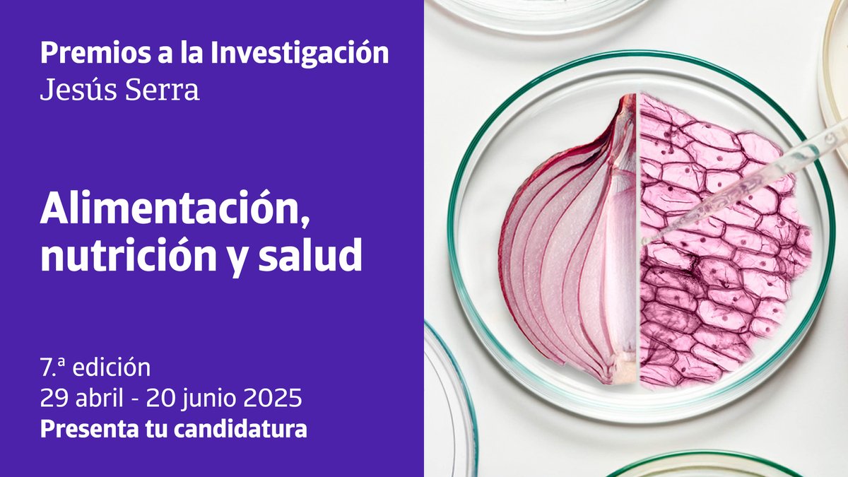 📢¡Este viernes cierra la 7.ª convocatoria de los #PremiosInvestigaciónJS!

📝Si has iniciado tu candidatura, asegúrate de finalizarla a tiempo.⤵️
f.mtr.cool/ntehqgciai