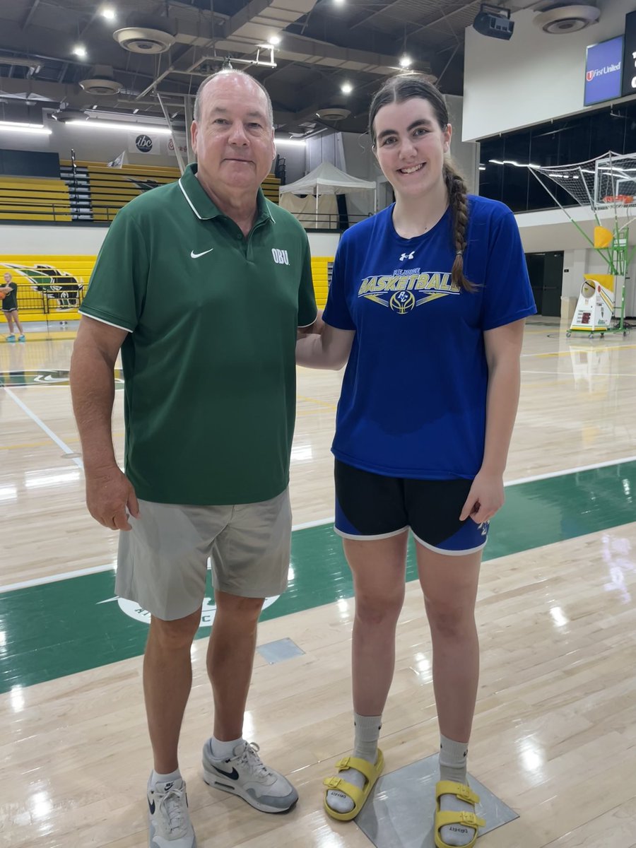 SarahHeiskell's tweet image. I really enjoyed attending @OBU_WBBall elite camp yesterday. Thank you @BoOverton for having me out and for putting on a great camp!
@CoachJThompson0 @Torealfordd @ambermathurin @CyFairOklahoma @Rejoice_Eagles @coachfroese