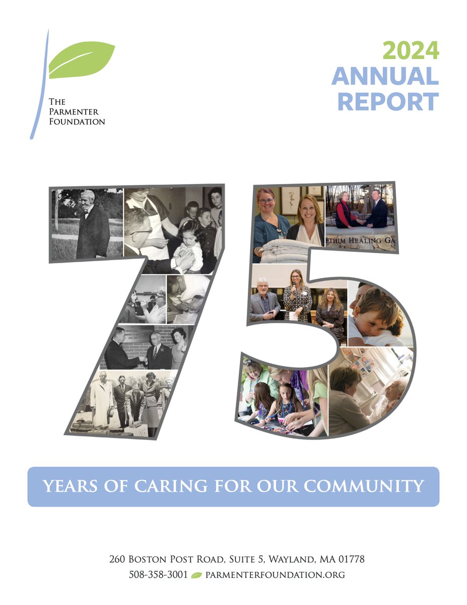 Celebrating 75 years of caring for our community! Take a look at our 2024 report detailing Parmenter’s impact.
parmenterfoundation.org/financials/

#TheParmenterFoundation #AnnualReport #Financials #nonprofit #Celebrating #impactful #community
