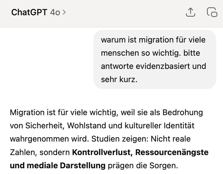 ErikMarquardt's tweet image. "Nicht reale Zahlen, sondern Kontrollverlust, Ressourcenängste und mediale Darstellen prägen die Sorgen um Migration."
Sollten mehr Menschen und Medien verstehen und Politik auch entsprechend handeln und reden.