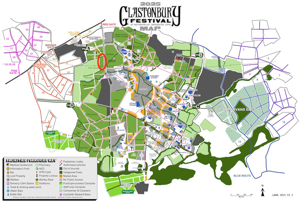 A look at The Pylon Ground, Glastonbury:
glastonburytips.com/pylon-ground-g…

#glastonbury2025 #glasto2025 #glastonbury #glastonburyfestival #glasto #glastonburytickets #glastofest #glastophoto #glastonburyinfo #glastonburycountdown #festivals #music #festival