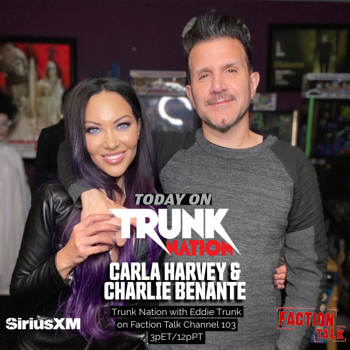 Today on #TrunkNation:

<a href="/EddieTrunk/">Eddie Trunk</a> chats w/<a href="/carlaharvey/">Carla Harvey</a> &amp; <a href="/skisum/">Charlie Benante</a> about their new band, The Violent Hour, the new single ft. <a href="/ZakkWyldeBLS/">Zakk Wylde</a>, the EP arriving next month &amp; much more!

LIVE on <a href="/factiontalkxl/">Faction Talk XL</a> from 3-5pET or listen anytime on the <a href="/SIRIUSXM/">SiriusXM</a> app: siriusxm.com/trunknation