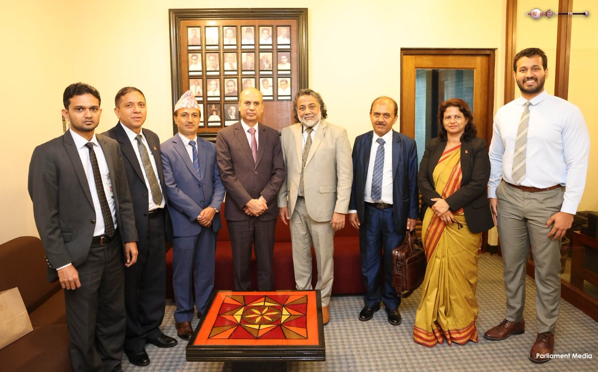 Engaged with the Secretary-General of the Federal Parliament of Nepal, Mr. Padma Prasad Pandey, and his delegation during their visit to the Parliament of Sri Lanka.

Looking forward to continued collaboration between our two institutions.