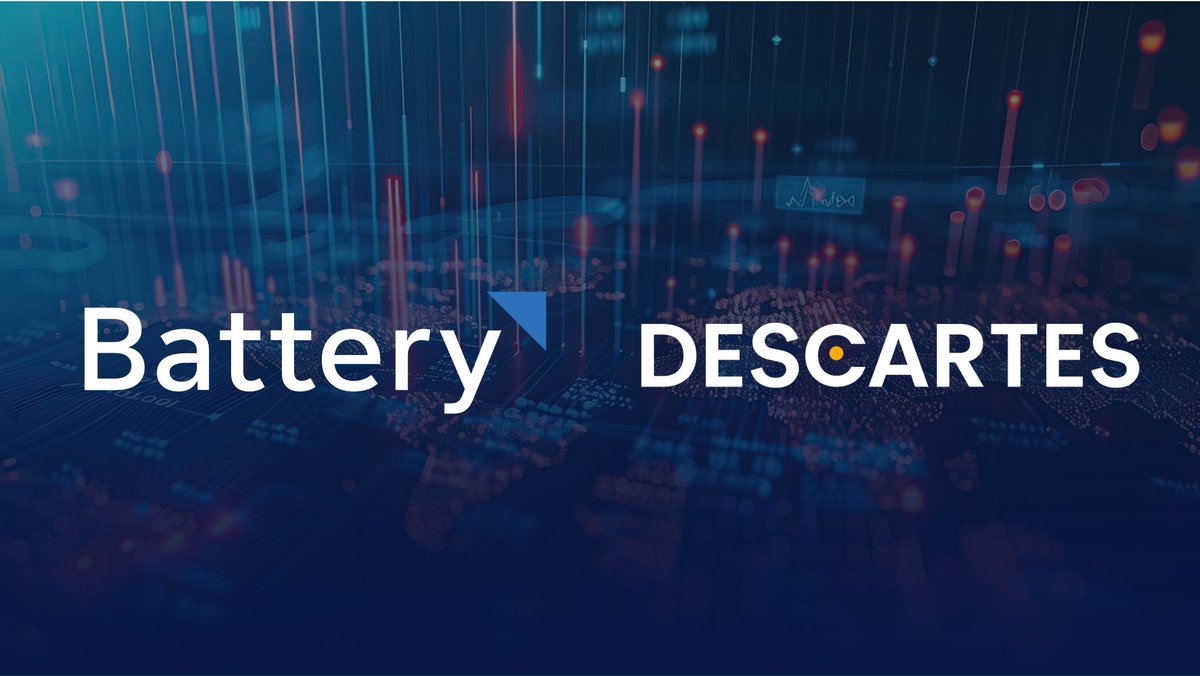 We’re proud to announce a strategic investment from Battery Ventures &amp; that Marcus Ryu, Partner at Battery Ventures and former CEO &amp; co-founder of Guidewire Software, will join Descartes as a board observer.

Read the full article from Reinsurance News:
reinsurancene.ws/descartes-unde…