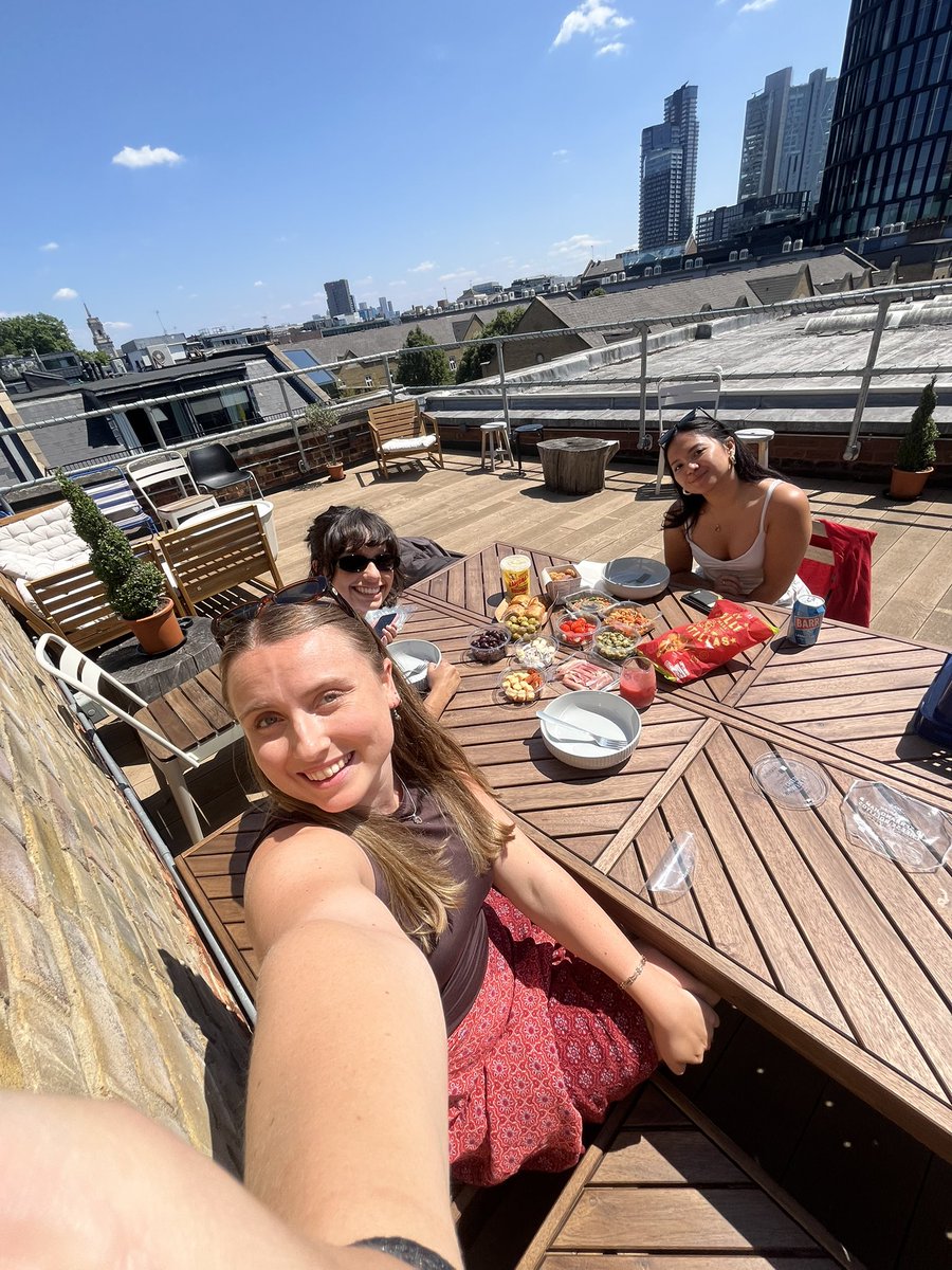 Rooftop picnic at the Encode Hub? Yes pls ☀️