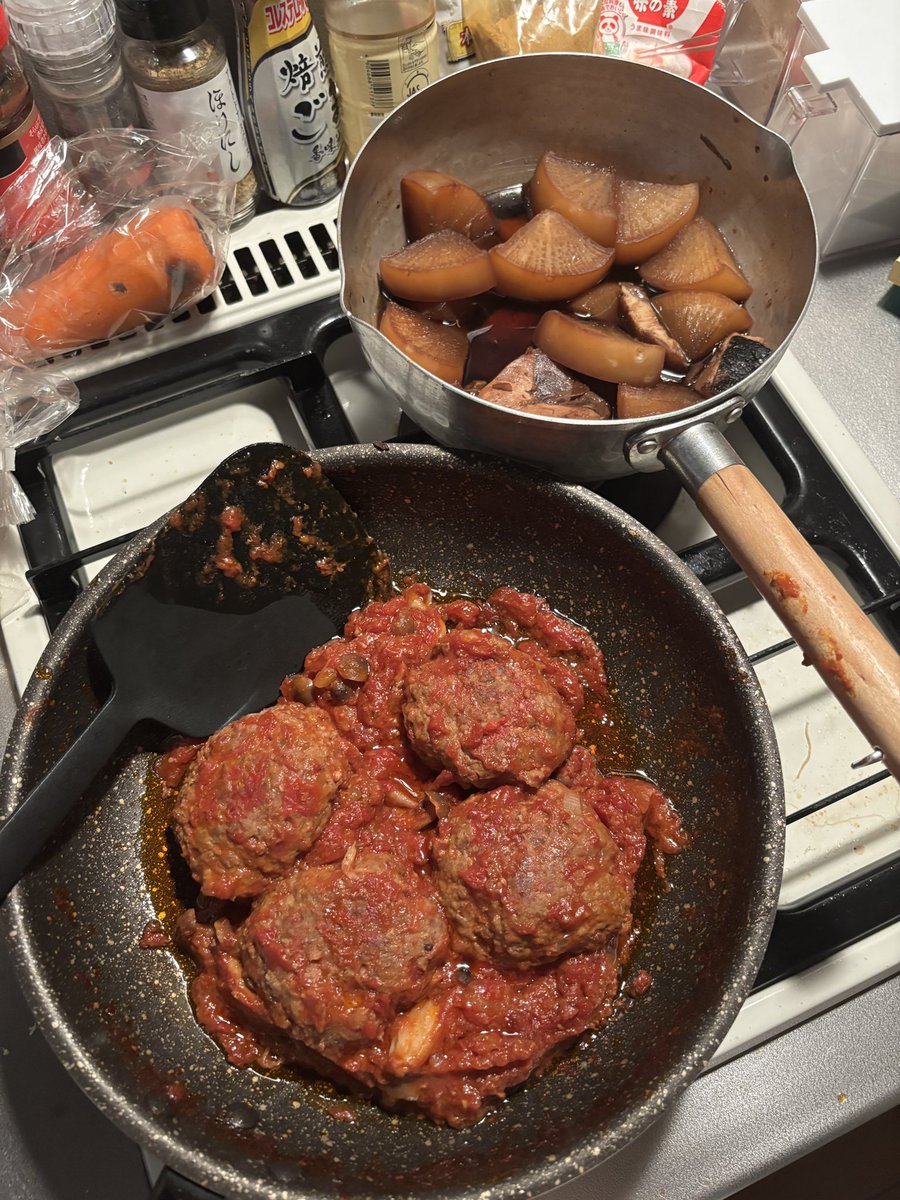 ロング爪での料理💅