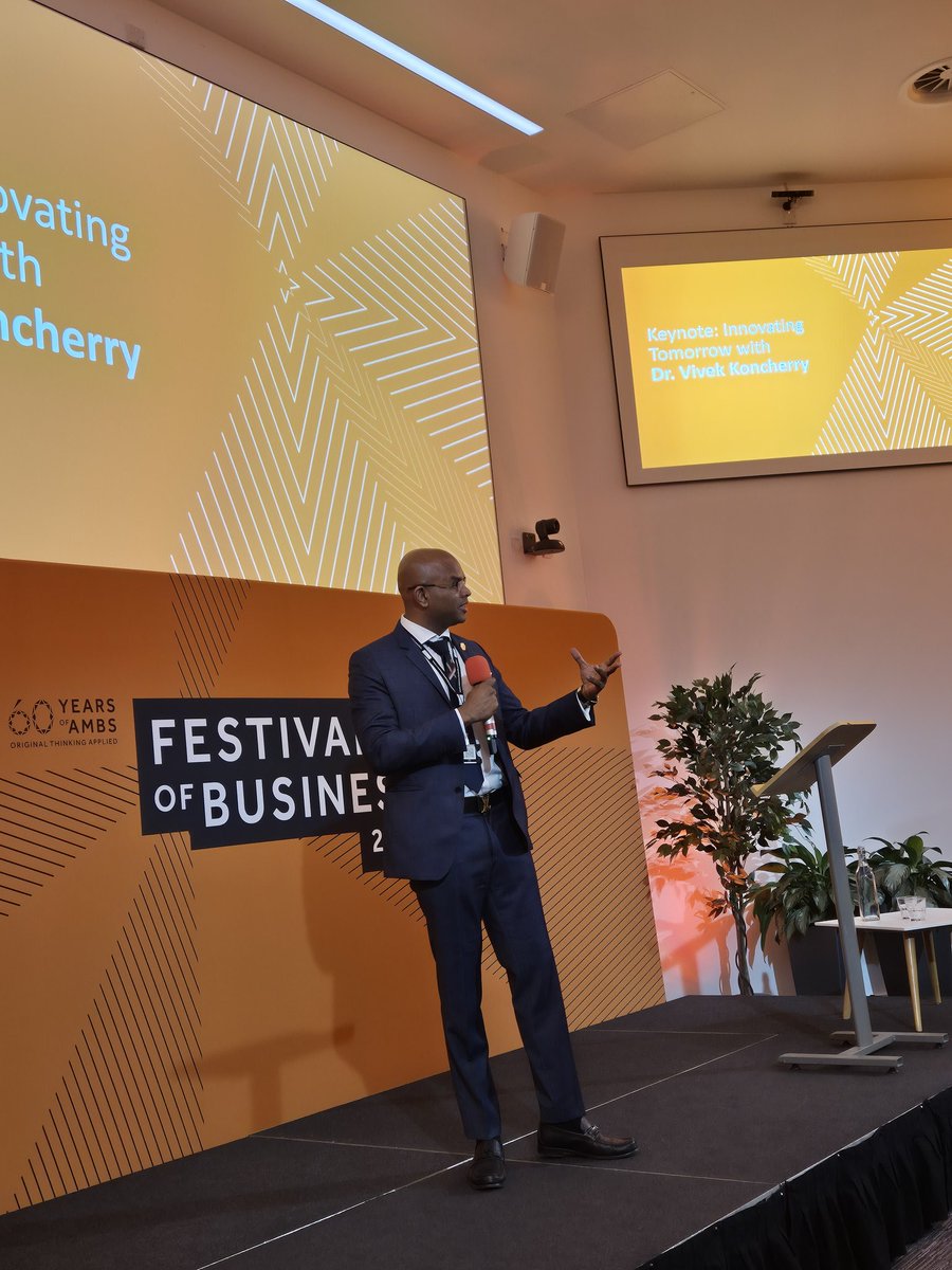 "We need to count on the experience of others. A lot of people helped me to get to where I am today." Inspirational keynote speech by Dr. <a href="/Vivekkoncherry/">Vivek Koncherry</a> at our #FoB25 event with <a href="/AllianceMBS/">Alliance MBS</a>