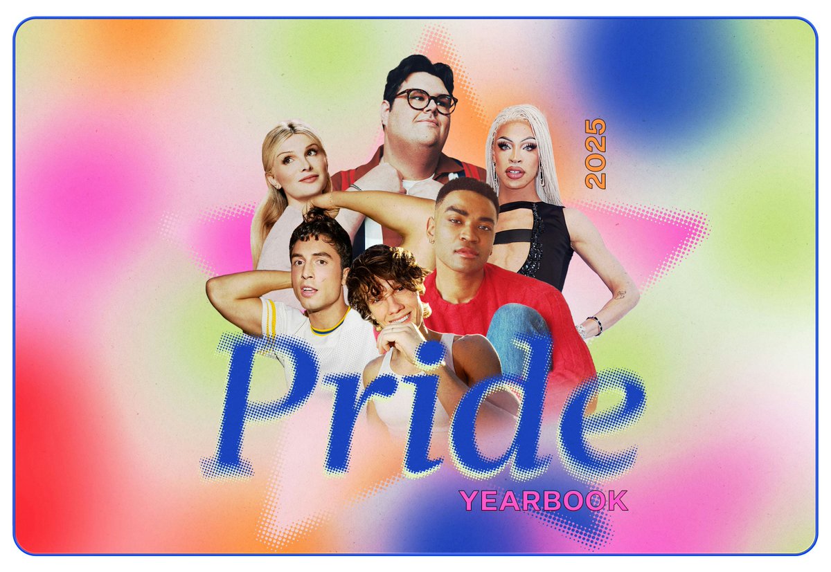 For <a href="/bustle/">Bustle</a>'s 2025 Pride Yearbook we asked some of your fav LGBTQ+ stars about their formative divas! Featuring…
🌟Benito Skinner x Britney Spears
🤠Caleb Hearon x Natalie Maines
🦸‍♀️Yvie Oddly x Destiny's Child
🐽Dylan Mulvaney x Miss Piggy
💃Hunter Doohan x Lady Gaga
&amp; more!