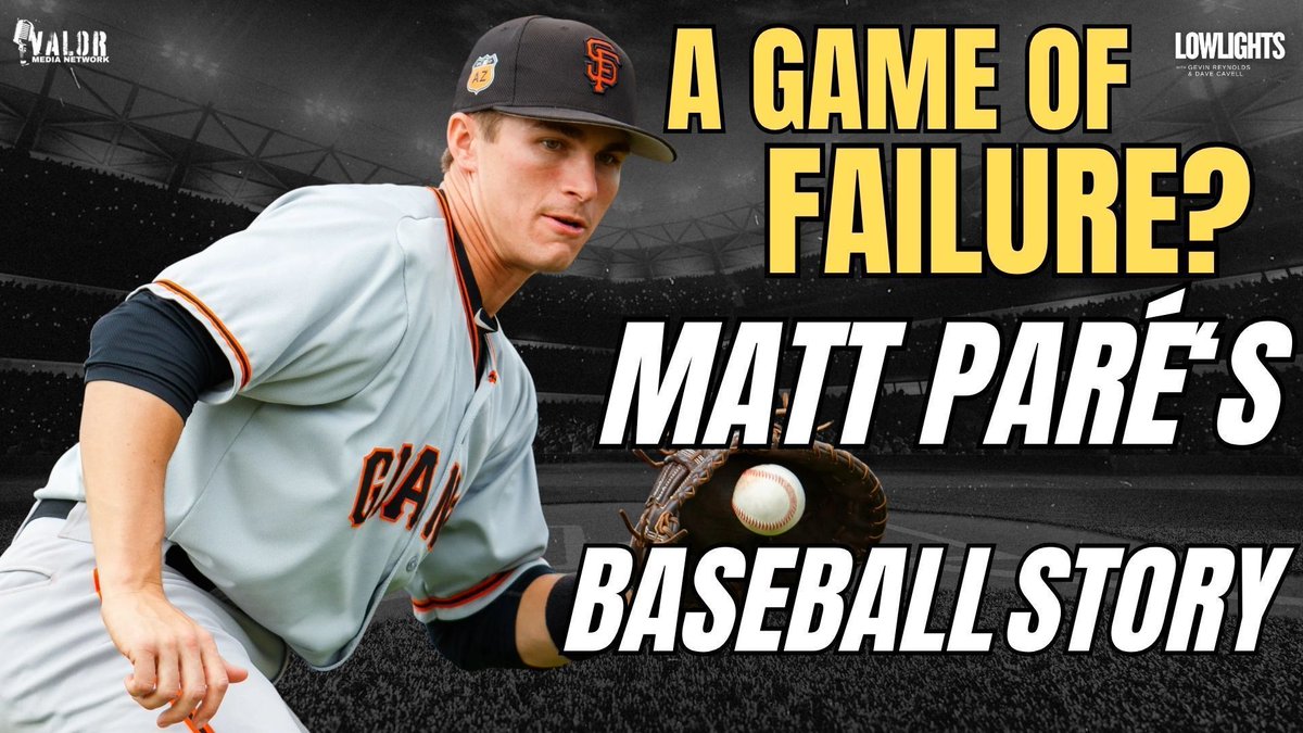 Lowlights Podcast (@lowlightspod) on Twitter photo New episode of Lowlights is LIVE 🚨 Minor leagues. Major mindset. ⚾ <a href="/HipHip_Pare/">Matt Paré</a> joins Lowlights to talk baseball, fatherhood & storytelling beyond the field.
📺 Full convo on Lowlights w/ hosts <a href="/GevinReynolds/">Gevin Reynolds</a> & <a href="/DavidFCavell/">Dave Cavell</a>
🔗 Watch it here: youtu.be/SJuCWikq3oA New episode of Lowlights is LIVE 🚨 Minor leagues. Major mindset. ⚾ <a href="/HipHip_Pare/">Matt Paré</a> joins Lowlights to talk baseball, fatherhood & storytelling beyond the field.
📺 Full convo on Lowlights w/ hosts <a href="/GevinReynolds/">Gevin Reynolds</a> & <a href="/DavidFCavell/">Dave Cavell</a>
🔗 Watch it here: youtu.be/SJuCWikq3oA