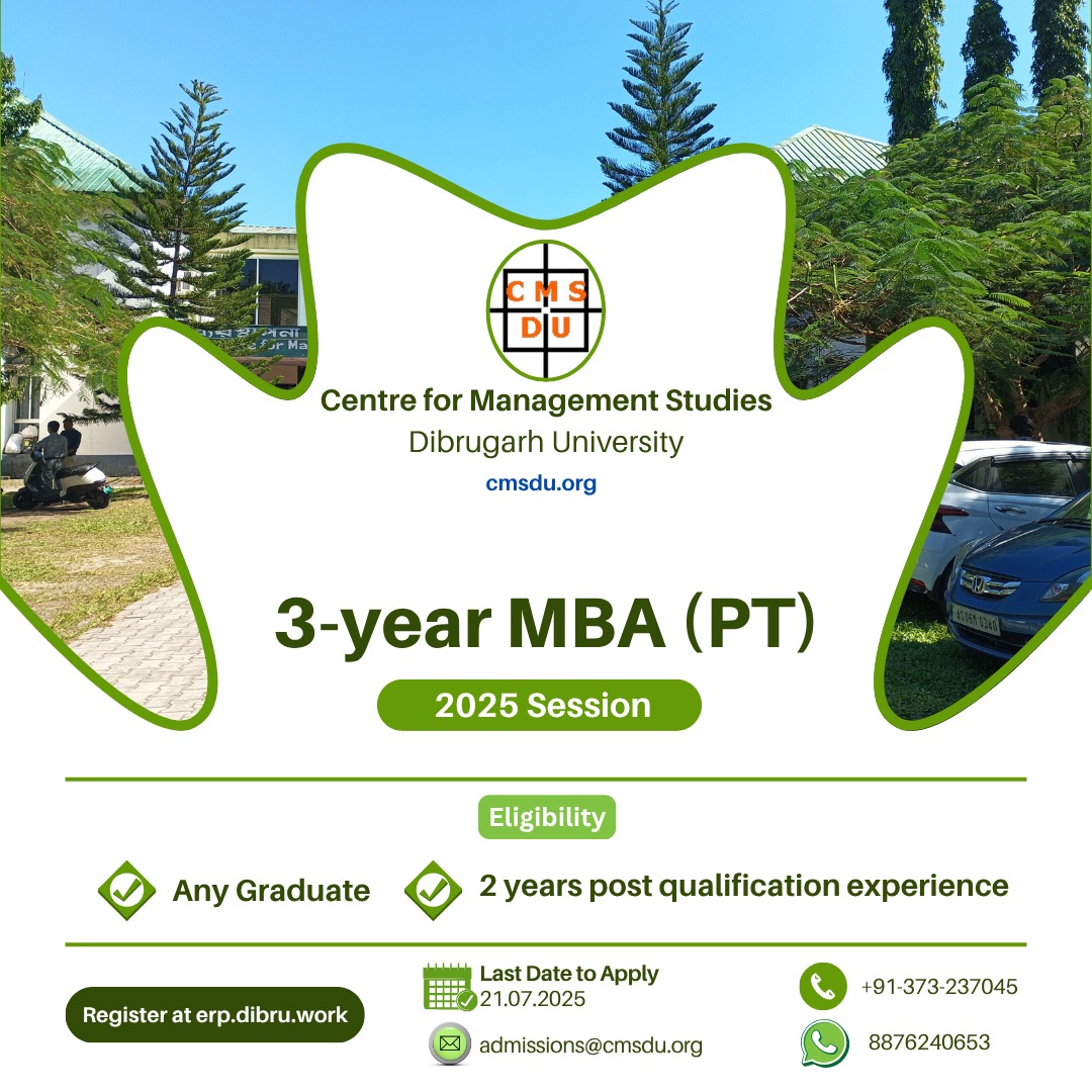 Centre for Management Studies,Dibrugarh University tweet media