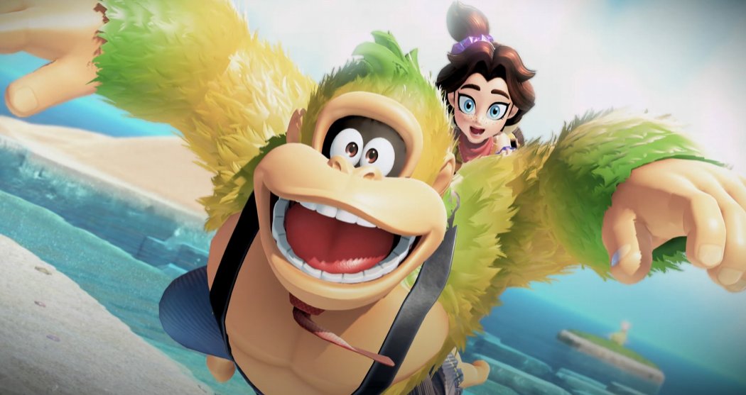 JVCom's tweet image. 🍌 Donkey Kong Bananza, nouvelles infos :

- se déroule dans un monde souterrain
- DK fait équipe avec Pauline, une chanteuse de talent
- jouez en coop : incarnez Donkey Kong et Pauline
- les doyens de la planète possèdent des pouvoirs de Bananza ancestraux 
- Pauline peut…