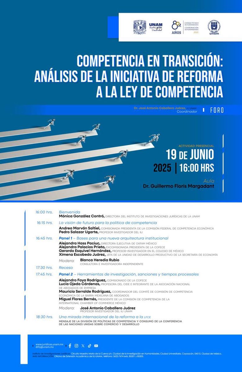Nos vemos mañana para hablar de la iniciativa de reforma a la ley de competencia que creará el nuevo órgano de competencia del país 👇🏾