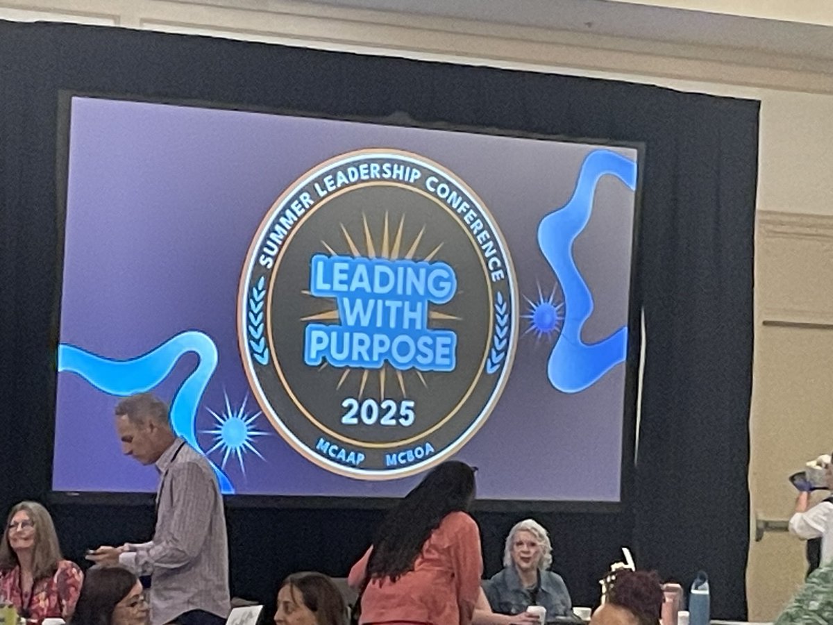 The energy at the ⁦<a href="/MCAAPMD/">MCAAP</a>⁩ “Leading With a Purpose” Conference is off the charts! An honor to be here to help celebrate our ⁦@Mcpsmd leaders! ⁦<a href="/Maespmd/">MAESP</a>⁩ ⁦<a href="/NASSP/">National Assoc. of Secondary School Principals</a>⁩