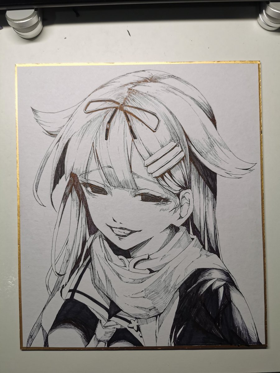 001machi's tweet photo. 笑顔の夕立ちゃん��

うん、アナログだめです。 https://t.co/jUmIO4KUUg