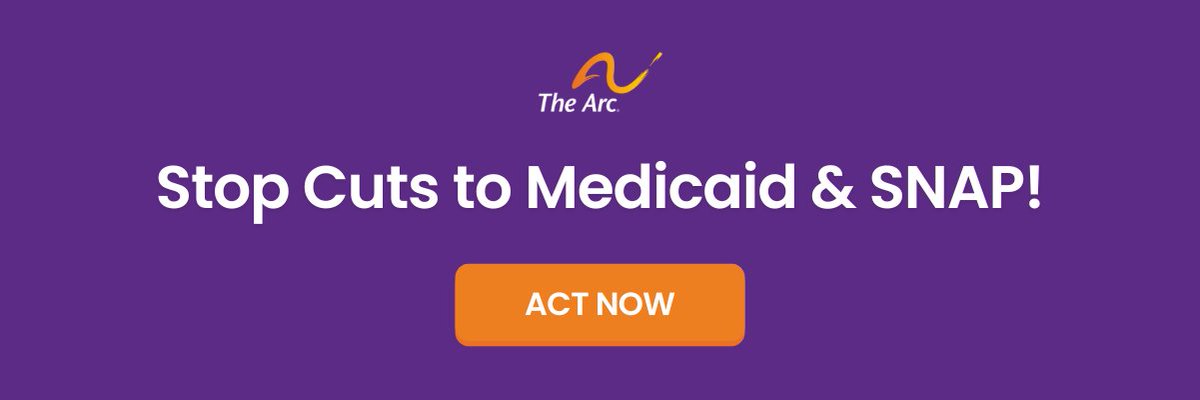 The House of Representatives approved a budget bill that would cut nearly $800 billion from Medicaid &amp; $300 billion from SNAP.

Tell Senators to protect Medicaid &amp; SNAP. No one should have to fight to access basic health care or keep food on the table.

action.thearc.org/hiwngo4?p2asou…