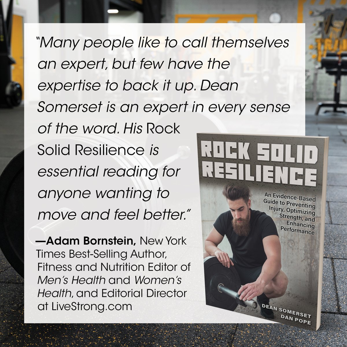 HumanKineticsEU's tweet image. A few words from New York Times bestselling author @BornFitness on our recently released book Rock Solid Resilience 🙌

⚪️ Get your copy today to learn more:

➡️ bit.ly/4lbOiQE

#Fitness #Injury #Prevention