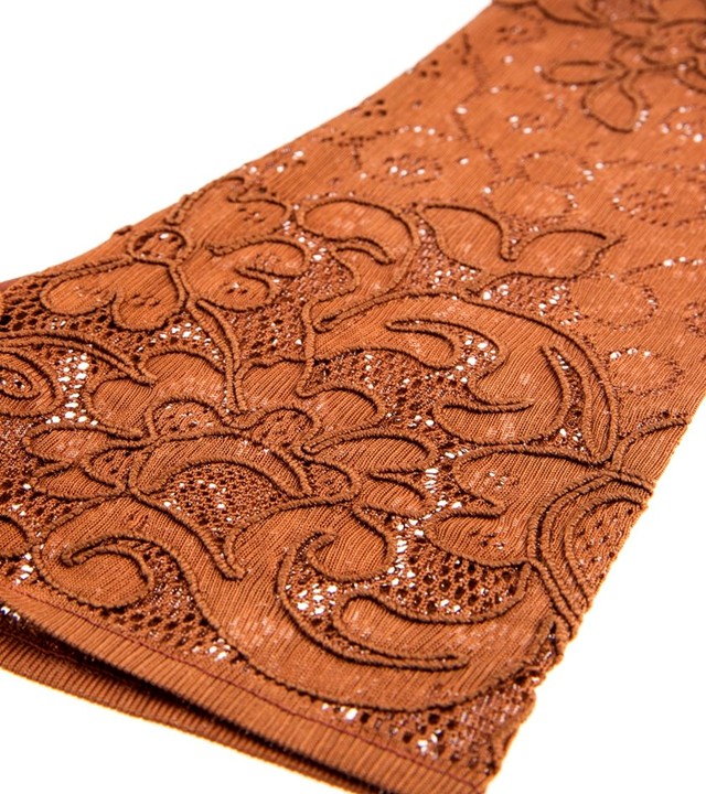 Lace is not just white! This brown glove from the 1890s has silk ribbon bows and a large lace cuff. Not a pale shade in sight!

Find out more: theglovecollection.uk/gloves/gct-201…
