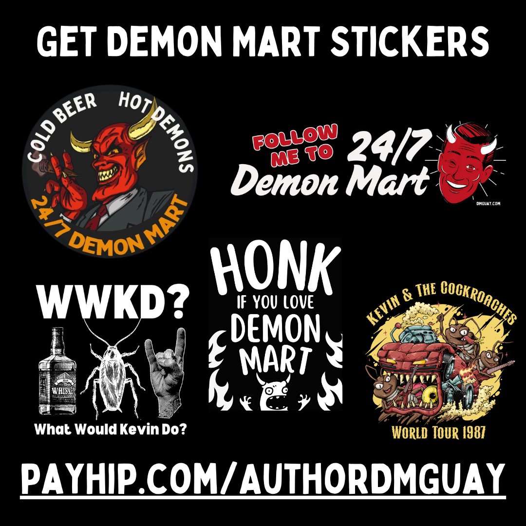 Ghouls. 
Just a friendly reminder that my online store is open, and you can get these goodies and more when you come see me in person this summer!
#247demonmart #fantasybooks #comedybooks