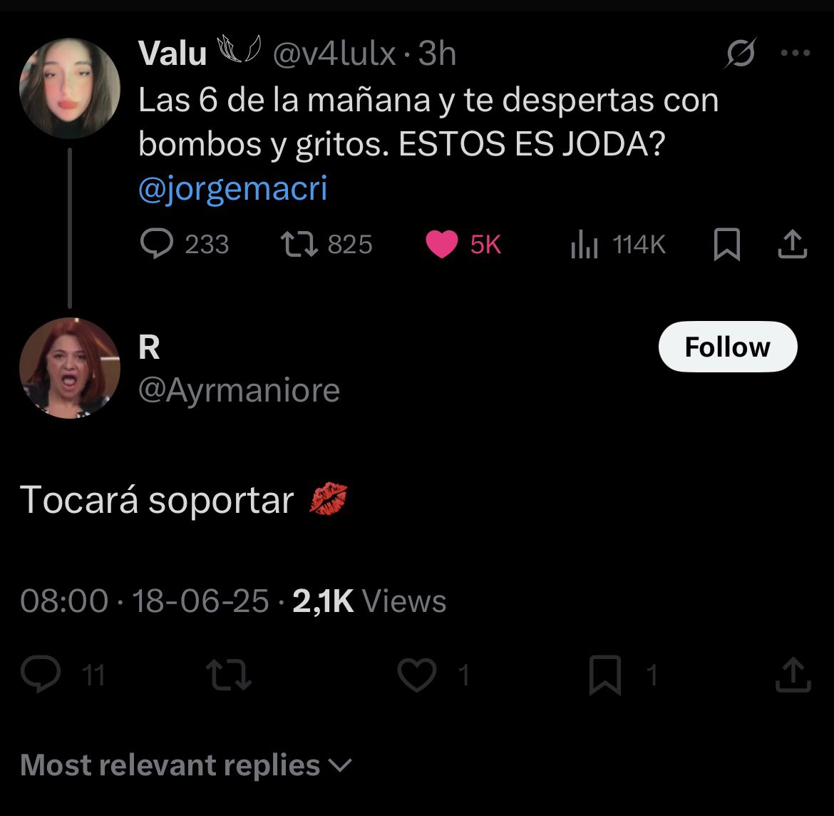 ElTrumpista's tweet photo. Así le responden los kukas a una mujer embarazada que tiene hace 2 semanas su casa y barrio tomado y no puede dormir.

Nunca tengan empatía con estos hdp https://t.co/yy1vLmIwEb