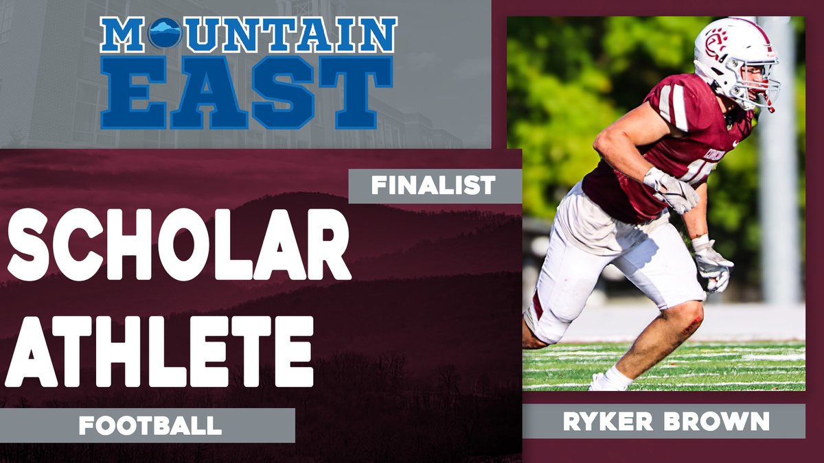 CUMountainlions (@cumountainlions) on Twitter photo .<a href="/ConcordFootball/">Concord University Football</a>'s Ryker Brown has been selected as a finalist for the MEC Scholar-Athlete of the Year Award
All-MEC Second Team โ
CSC Academic All-District โ
.<a href="/ConcordFootball/">Concord University Football</a>'s Ryker Brown has been selected as a finalist for the MEC Scholar-Athlete of the Year Award
All-MEC Second Team โ
CSC Academic All-District โ