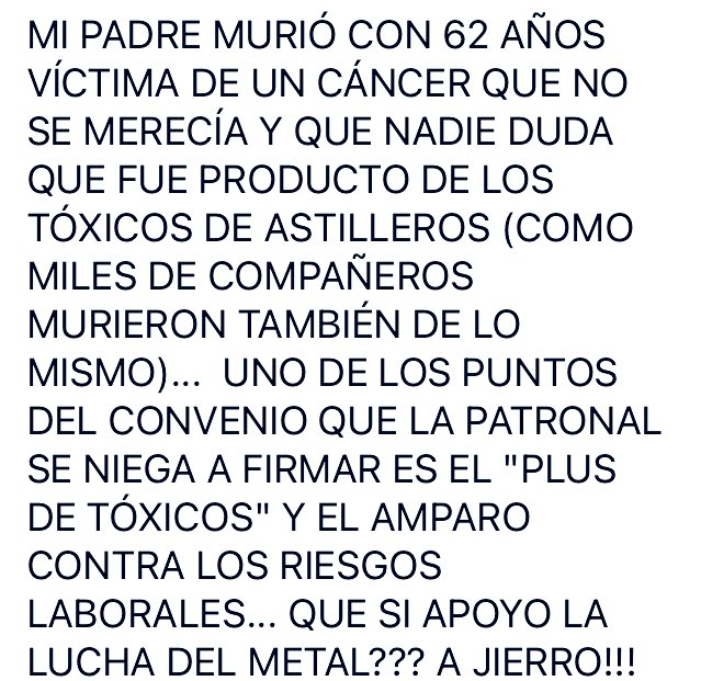 Pomadecadi's tweet photo. Cádiz Resiste 
Nuestra lucha desde hace décadas 
Seguir así compañeros ✊🏽💪🏽👨‍🏭👩🏻‍🏭
Pijerio no comprar vivienda en esta ciudad está repleta de delincuentes enchaquetados y de gente humilde que lucha por el pan de su casa.
Dignidad.
Relatos de la conciencia de clase.
“ https://t.co/k3D7fL47xb