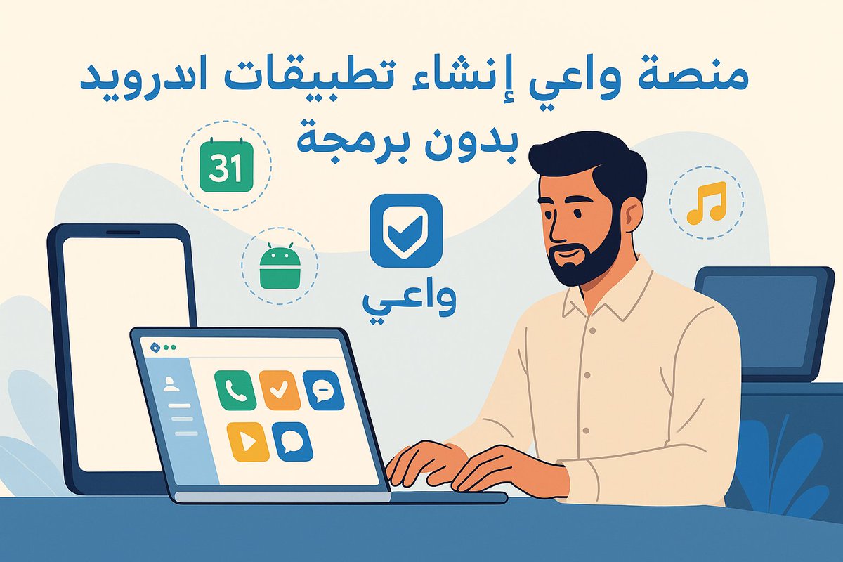 بدك تسوي تطبيق بدون معرفة للبرمجة ادخل هون على موقع #واعي_نت
الرابط من هون waeinet.com/%d8%a5%d9%86%d…