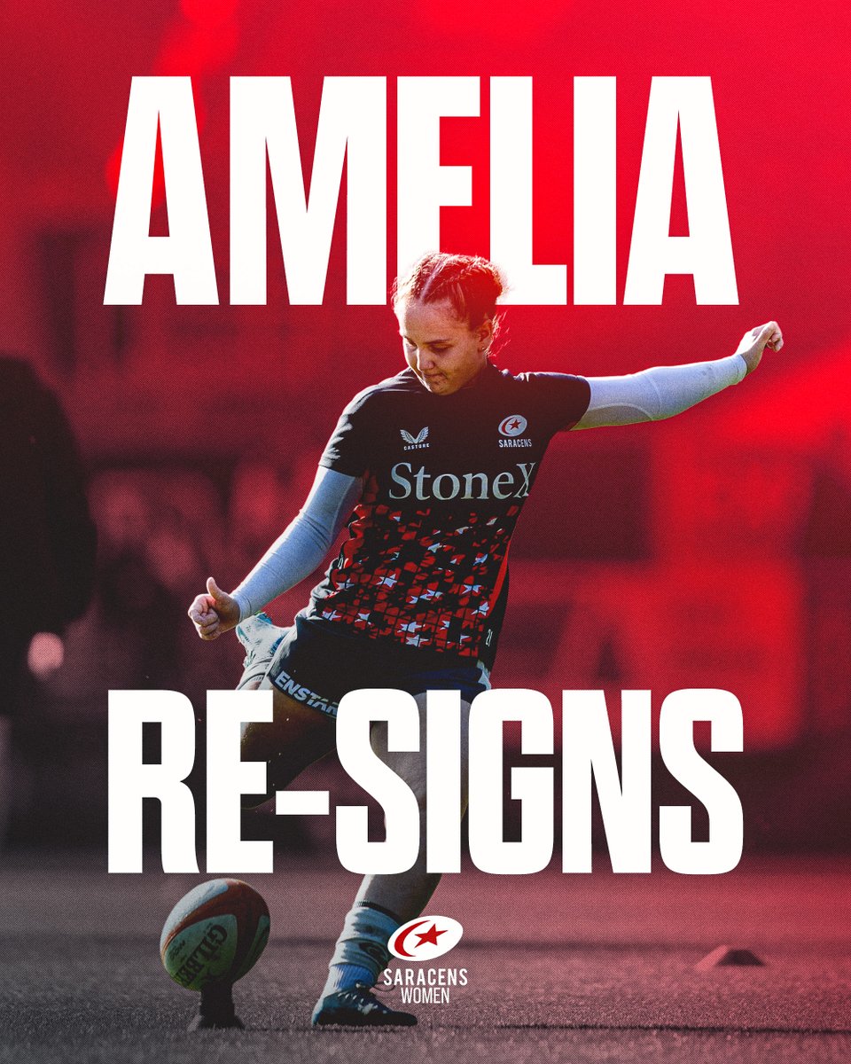 🔐 𝗠𝗮𝗰𝗗𝗼𝘂𝗴𝗮𝗹𝗹 𝗶𝘀 𝗹𝗼𝗰𝗸𝗲𝗱 𝗶𝗻.

The young fly-half has agreed to extend her stay at her childhood club! 🫶

#YourSaracens💫