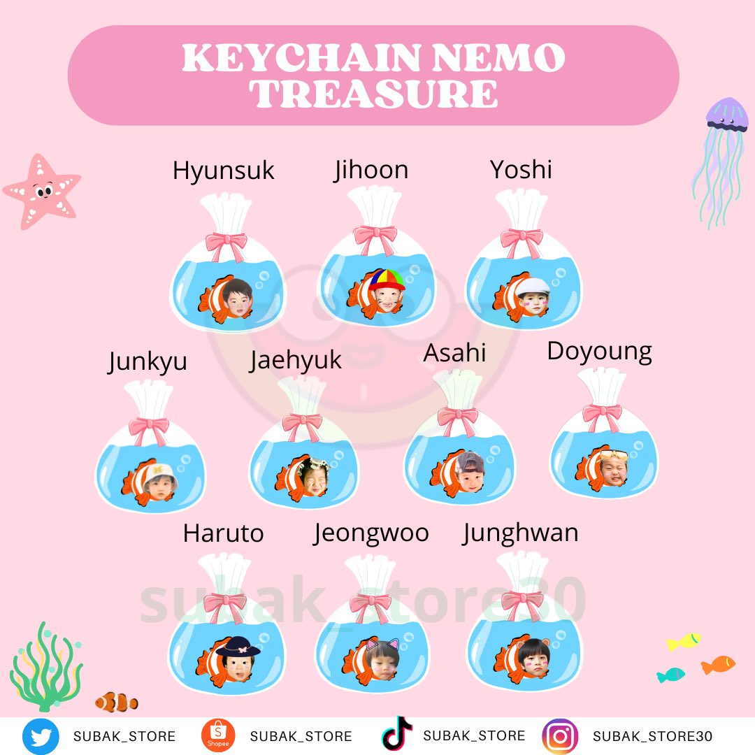 subak_store's tweet photo. ‼️READY STOCK‼️

KEYCHAIN ACRYLIC NEMO TREASURE

Can ship to 🇲🇾🇸🇬🇵🇭🇹🇭🇲🇽🇨🇱🇹🇼 via shopee (link on bio) 

💰20k 🇮🇩
https://t.co/h9K6qv2XR0

Aab wts gantungan tas bag charm printilan konser akrilik ikan Hyunsuk jihoon Yoshi junkyu Asahi jaehyuk doyoung haruto jeongwoo junghwan ph ina https://t.co/4pFl16eaSI