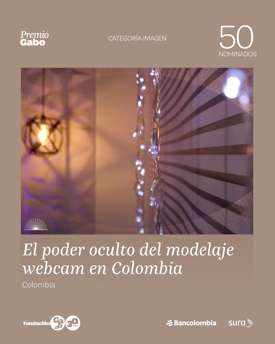 <a href="/Bancolombia/">Bancolombia</a> <a href="/GRUPOSURA/">Grupo SURA</a> <a href="/cristinekist/">Cristine Kist</a> <a href="/giobello/">Giovanni Bello</a> <a href="/caioquero/">Caio Quero</a> <a href="/NickN_B/">Nick Norman-Butler</a> <a href="/Yaolri/">Aliaume Leroy</a> <a href="/ChiaraFrancavi2/">Chiara Francavilla</a> <a href="/gadalomba/">Ga DaLomba</a> <a href="/colinfreeman99/">Colin Freeman</a> <a href="/theCharlotteMcD/">Charlotte McDonald</a> <a href="/bbcbrasil/">BBC News Brasil</a> <a href="/bbcworldservice/">BBC World Service</a> “El poder oculto del modelaje webcam en Colombia”, publicado por Juan Carlos Hernández, <a href="/cmarcelabecerra/">Marcela</a>, <a href="/damayar90/">Daniela Amaya</a> y Sofía Angulo en <a href="/lasillavacia/">La Silla Vacía</a>, nominado al #PremioGabo2025 🏆

Reportaje que revela cómo la falta de regularización del modelaje webcam en Colombia ha generado