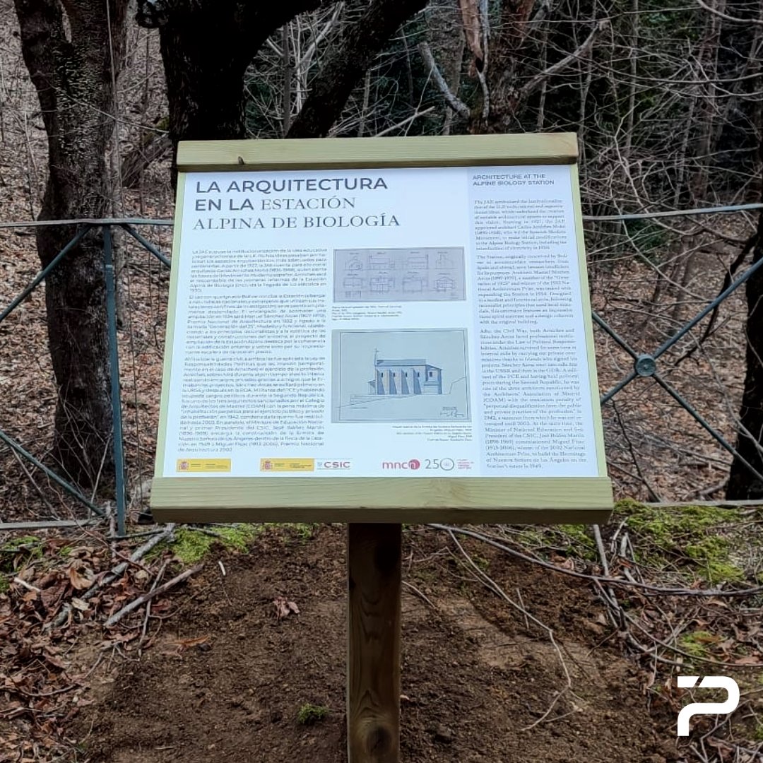 🪧 No es solo un cartel. Es la clave para entender el paisaje.
En El Ventorrillo <a href="/mncn_csic/">Museo Nacional de Ciencias Naturales</a> los nuevos atriles  transforman el paseo en una experiencia:
🔎 descubres ciencia
🏛️ entiendes arquitectura
🌲 lees el territorio
🧠 conectas con su historia

#CSIC #Historia