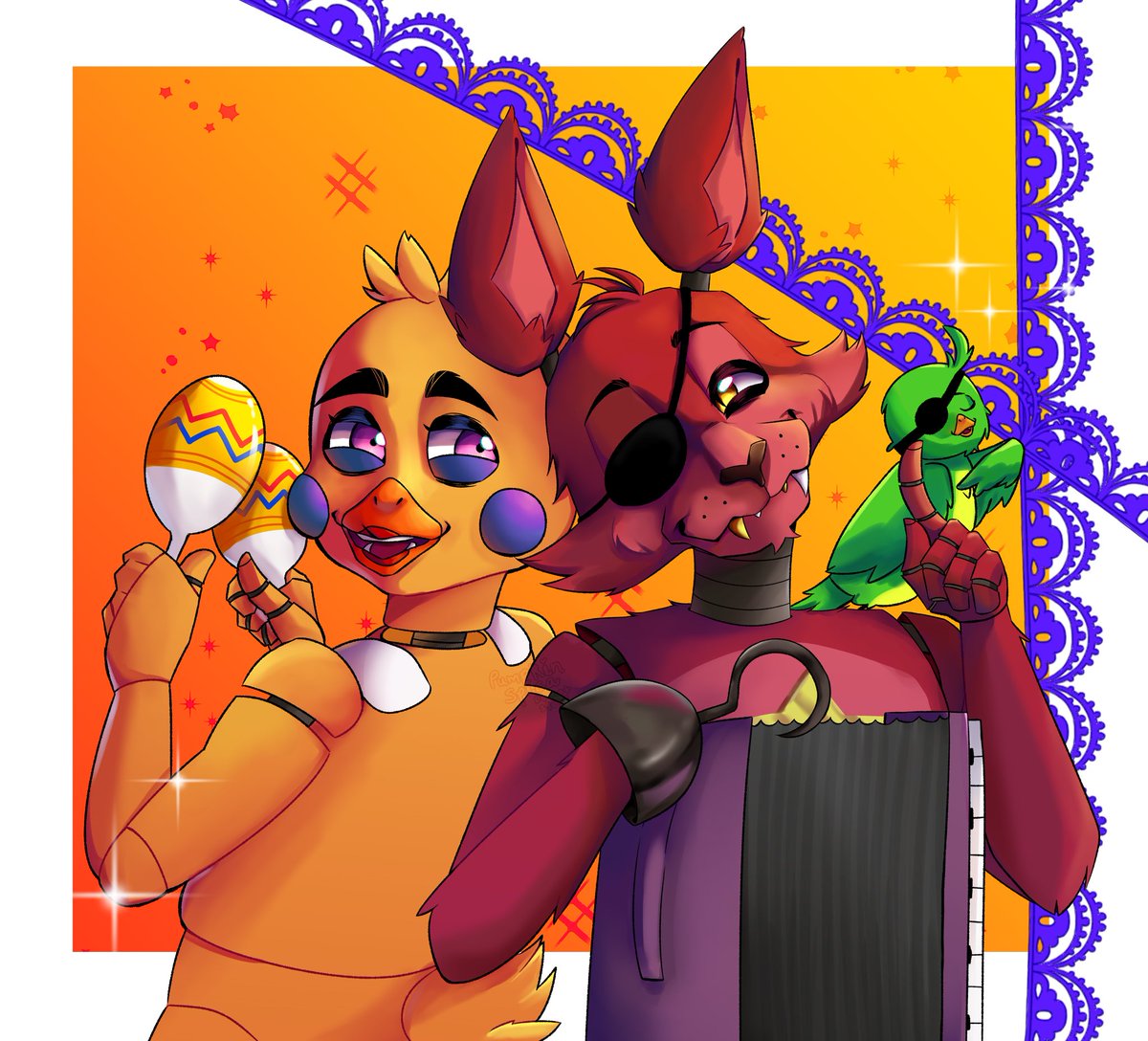 xxystlum's tweet image. Low-key would love to be apart of an art team on a fnaf fangame, like hhh that’s the dream, I think I’ll have to practise drawing the animatronics more though