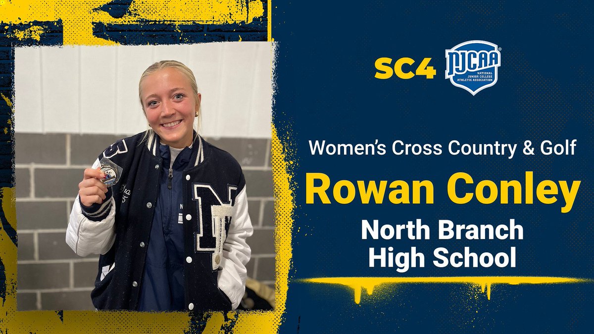 🏃‍♀️🏌️‍♀️✍🏻 Women’s Cross Country &amp; Golf Signing 

Welcome Rowan Conley who signed to run cross country and play golf at St. Clair County Community College! Rowan is coming to SC4 from North Branch High School. 

#skipperpride #sc4bound