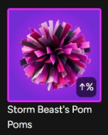 Hello , please remove from competitive Storm Beast's Pom Poms so we can play all tournaments normally  <a href="/FNCompetitive/">Fortnite Competitive</a> <a href="/FortniteStatus/">Fortnite Status</a> <a href="/Fortnite/">Fortnite</a> its not competitive item , thanks.