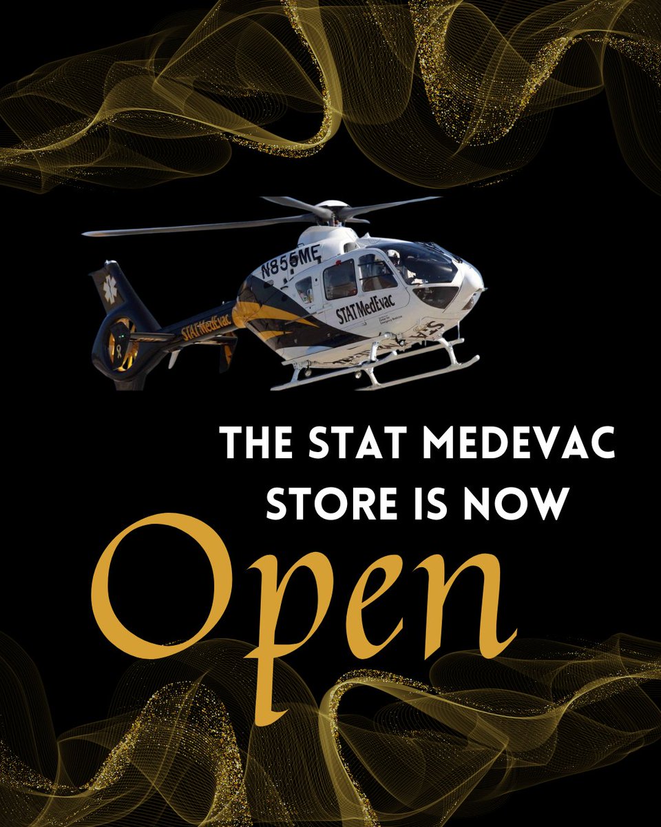 We’re excited to share with you that the STAT MedEvac store is officially open!  👏 We can't wait to see you in your STAT MedEvac apparel! 

You can shop now on our website ▶️ statmedevac.com/blog/stat-stor…