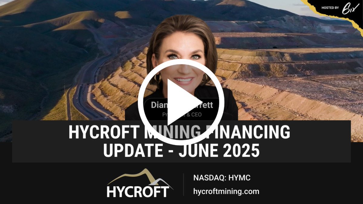 President and CEO, <a href="/DianeG_CEO/">Diane Garrett</a>, provides further commentary on $HYMC's $43.75 million public offering to fund exploration and working capital. Hear what she has to say about the financing and the company's strategic direction.

Listen here: bit.ly/3HKztFz