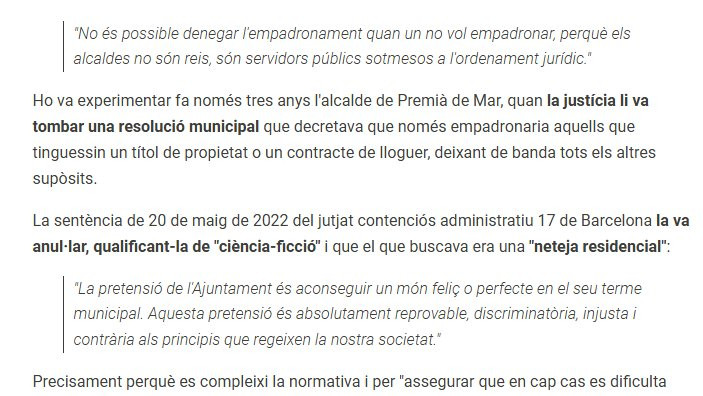 Guardant-me això de "no són reis, són servidors públics sotmesos a l'ordenament jurídic" per recordar-li, de tant en tant, al nostre estimat alcalde 👌
