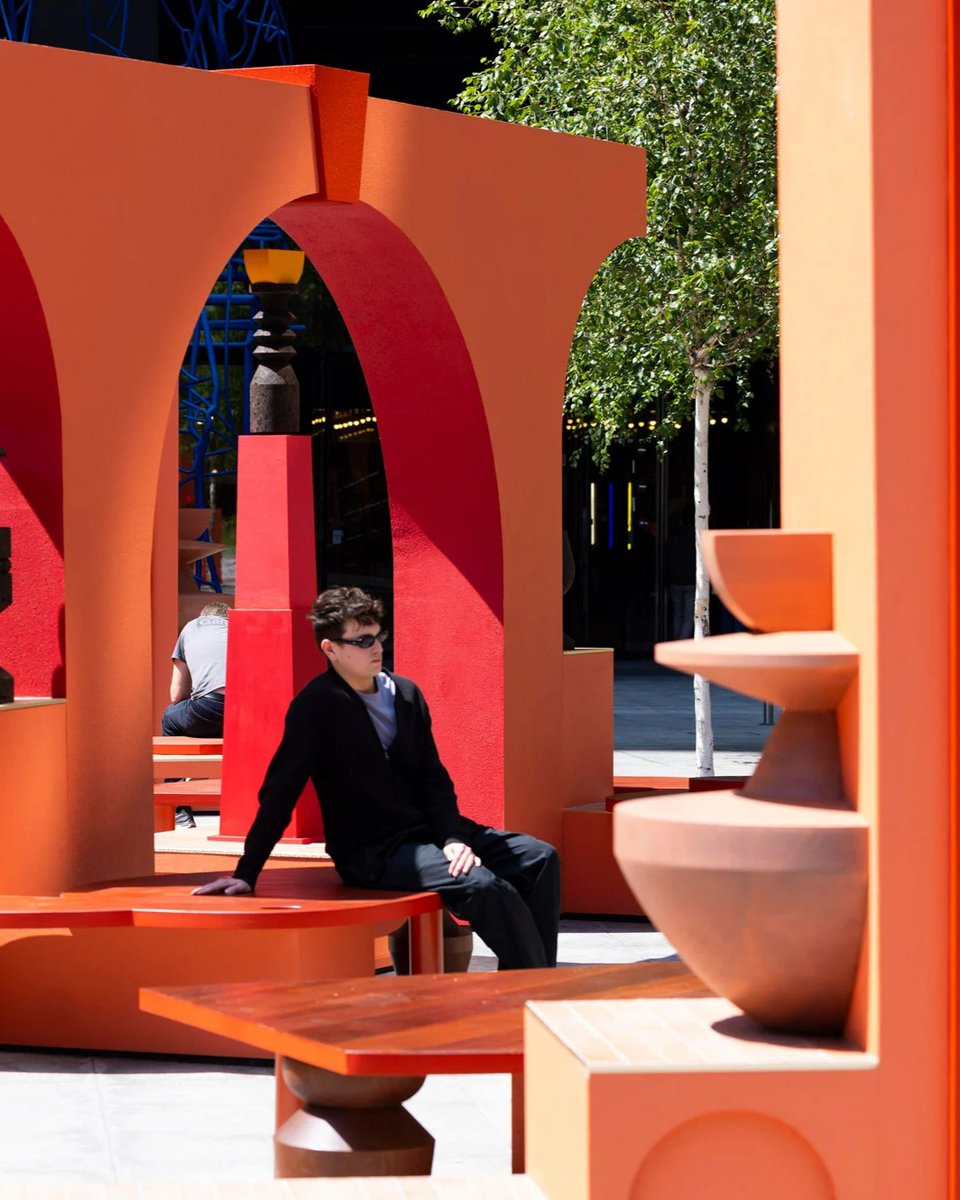 Artist Simone Brewster has designed an "inner-city sanctuary" outside Principal Place office for London Festival of Architecture

The Temple of Relics pavilion serves as a public seating and events space for visitors.

📸 David Parry

#design #londonfestivalofarchitecture