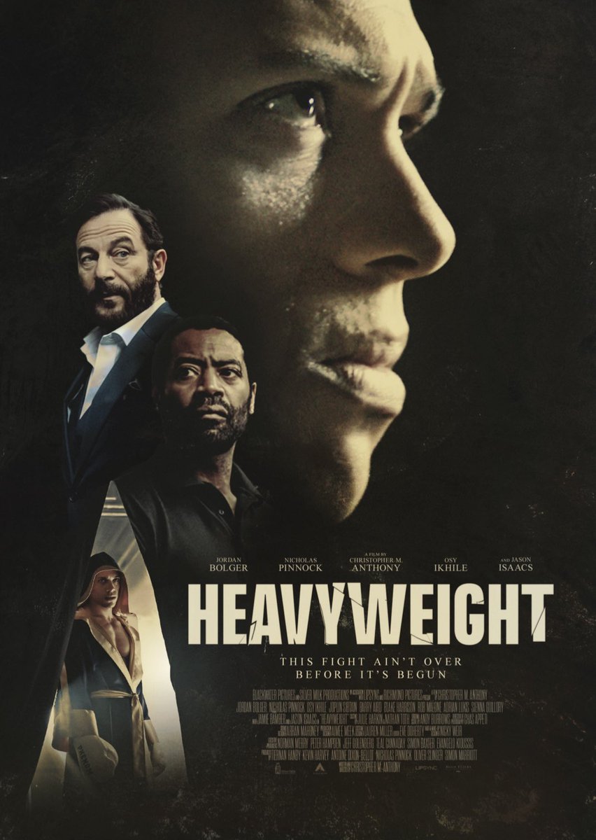 SilverMilkProd1's tweet photo. Tonight at the Raindance Film Festival, our film HEAVYWEIGHT starring Jordan Bolger, Nicholas Pinnock, Oksy Ikhile &amp; Jason Isaacs will have its world premier. It’ll be in general release later in the year and we cannot wait for you to see it. @Raindance https://t.co/SFUwWUxnmn