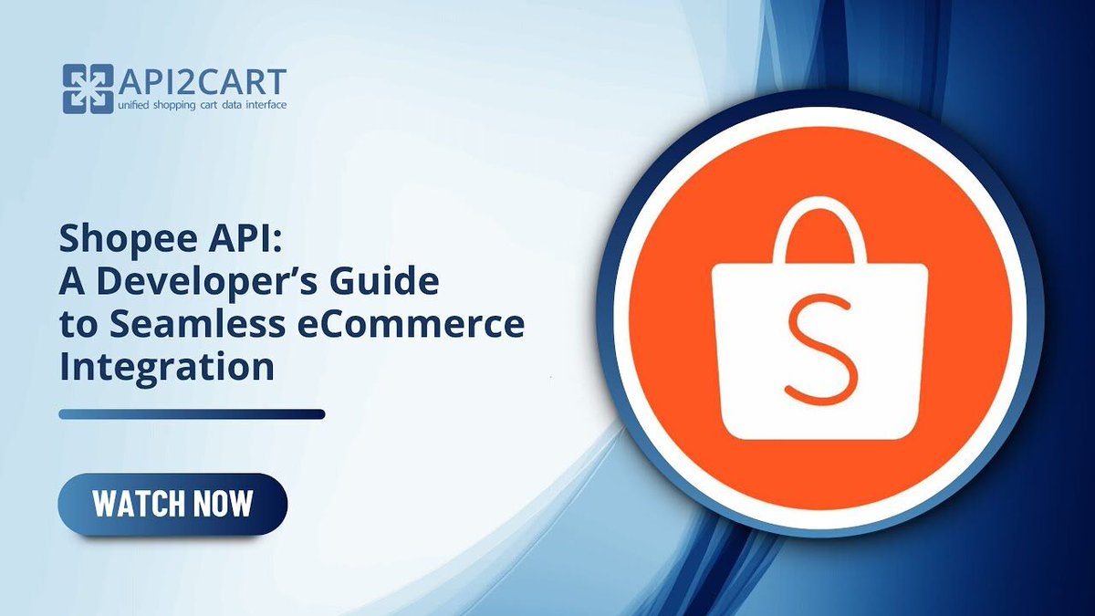 API2Cart's tweet image. 🚀 Looking to integrate with Shopee API? 👨‍💻

In our video, we explain how to effectively work with Shopee  API to manage orders, products, and shipments via API2Cart! 

📽️ Watch the video: bit.ly/44772ca

#ShopeeAPI #Shopee #API #ShopeeIntegration #API2Cart