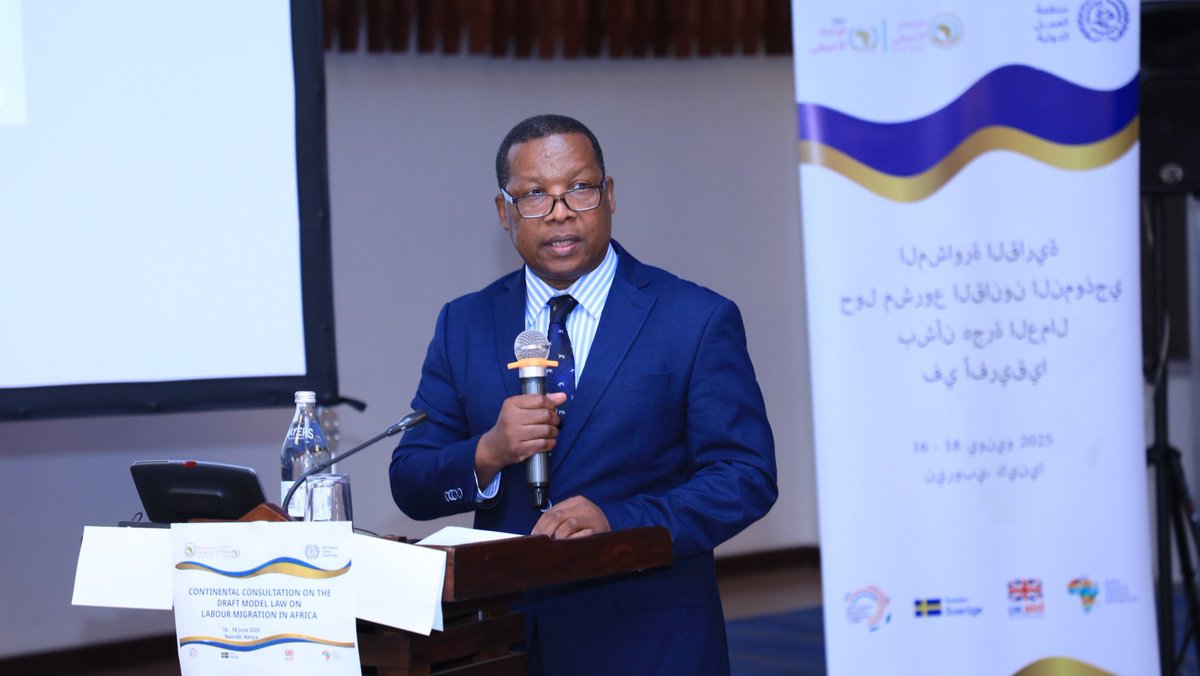 The Continental Consultation on the Draft Model Law on Labour Migration wraps up in Nairobi! Over 3 days, participants reviewed its provisions, focusing on a rights-based and gender-responsive approach. 

Key outcomes include improvements to clarity, recommendations for adoption,