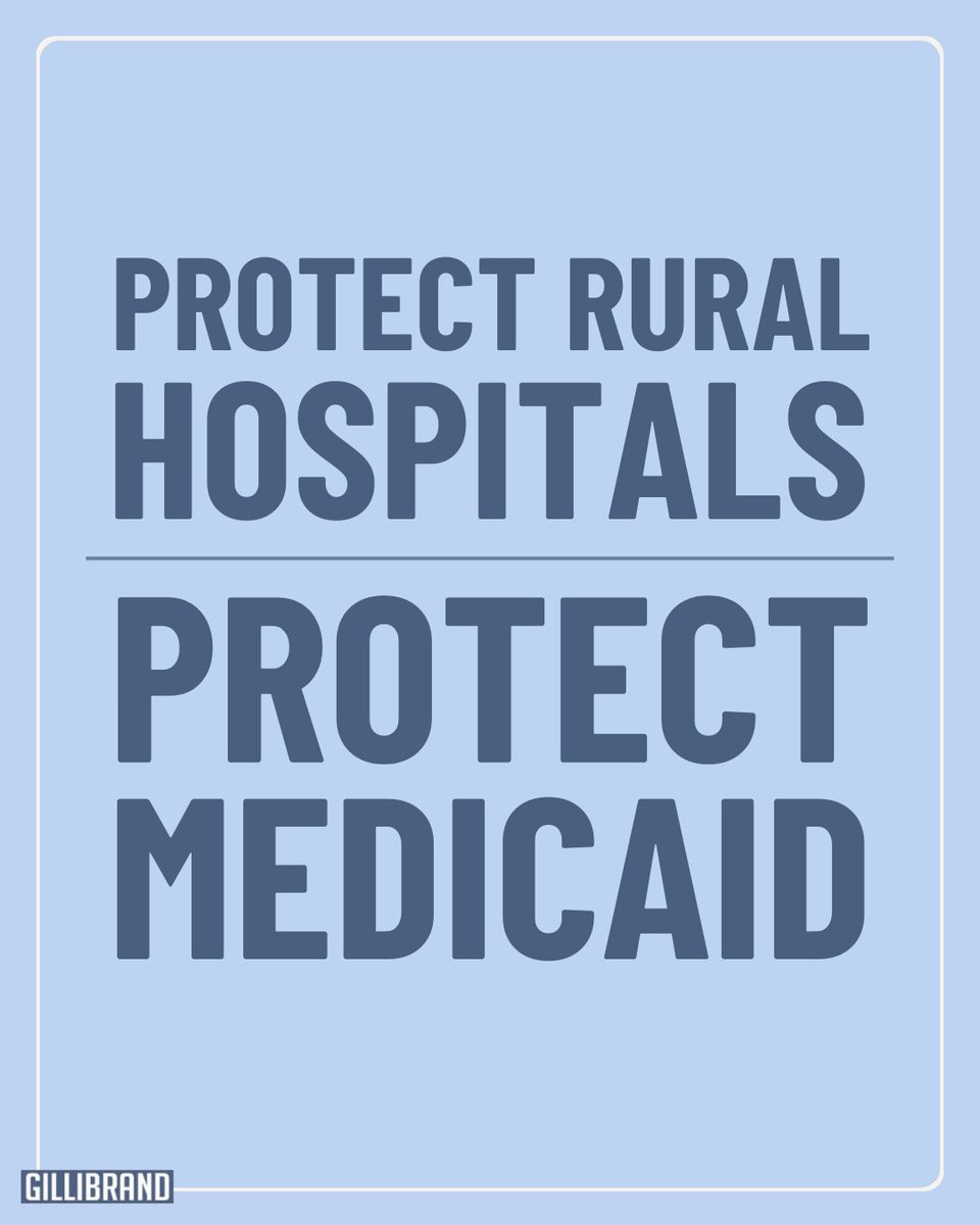 Without patients on Medicaid, your local hospital might be forced to make tough decisions about cutting high-cost services or even closing their doors all together.

Republicans must stand up for our rural communities and back off their plans to cut Medicaid.