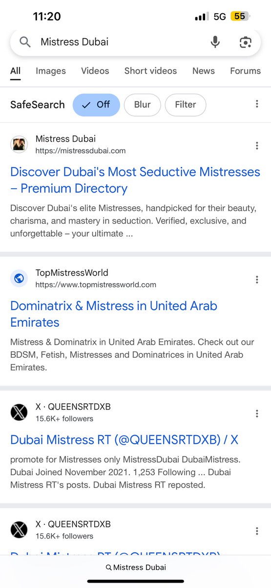 🔥 Real Feedback from a Powerful Queen 🔥
One of the top Queens in Dubai just confirmed the results:

💬 “It truly felt like it brought results… I will certainly order again!”

📈 125K+ impressions this week

🔝 #1 on Google when you search Mistress Dubai
💎 Serious exposure.