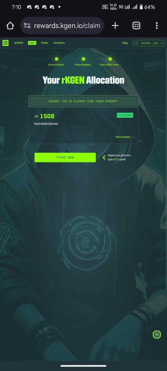 🚀Claimed 1508 rKGeN as part of the OG Tribe. 
It's wonderful to be part of a community that shares knowledge and helps each other out.
Thanks to <a href="/ishank20/">Ishank Gupta</a> <a href="/AtmostF/">AtmostFear</a> <a href="/sahil_khalifa97/">Sahil Khalifa</a> <a href="/manishdiesel/">Manish | HumynLabs; KGeN</a>
<a href="/KGeN_Community/">KGeN Community</a> <a href="/KGeN_IO/">KGeN 🟩</a>