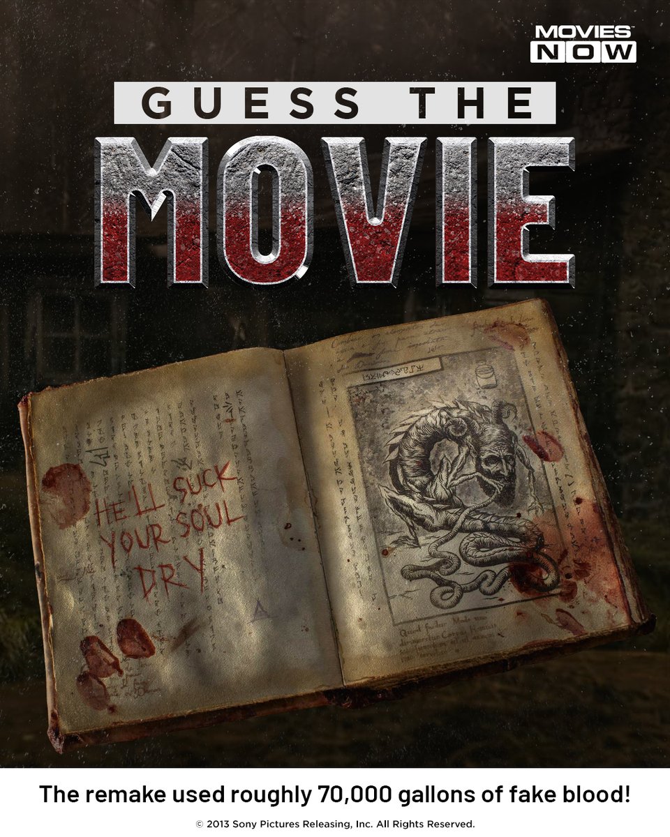 Hint: Dead is Evil!

#GuessTheMovie #HorrorTrivia #MovieBuff #CreepyFacts #MoviesNow

[horror remakes, movie trivia, fake blood in films, cult horror, 2010s horror movies]