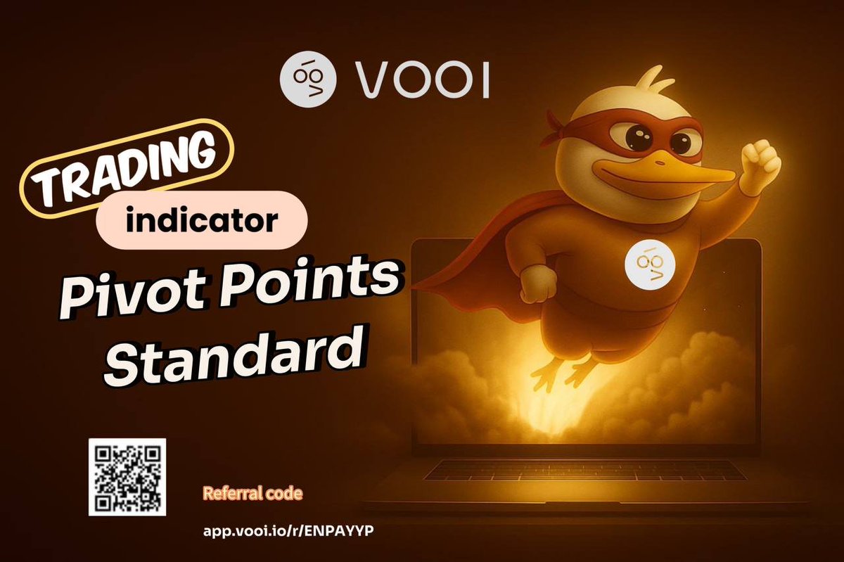 1saevv's tweet image. 💡 Want to trade smarter?

Learn how to use the Pivot Points Standard indicator directly on the @vooi_io  — clear support/resistance levels, calculated automatically, ready for action.

Full guide here 👉 [medium.com/@1saevv/how-to…]

#CryptoTrading #VOOI #PivotPoints $BTC $ETH $SOL
